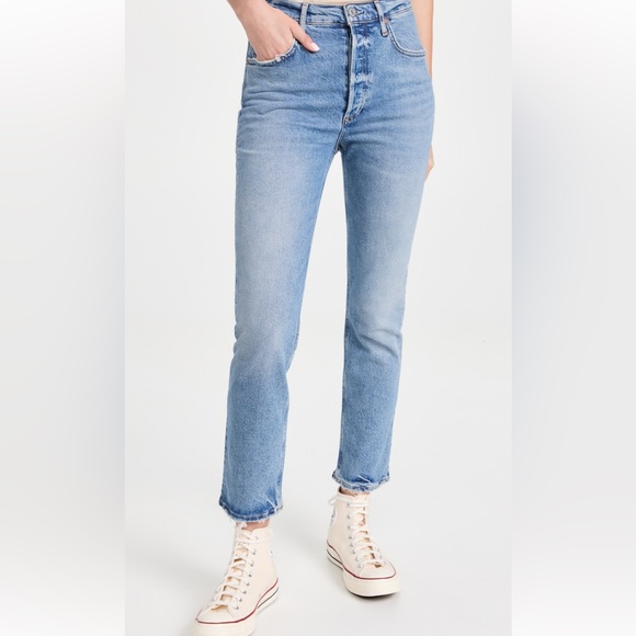 AGOLDE Riley Straight Jeans - Picture 2 of 4